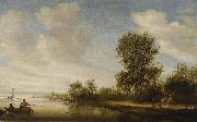 Salomon van Ruysdael, River landscape